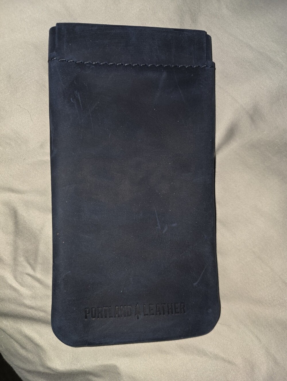PLG Navy Blue Eyeglass Case